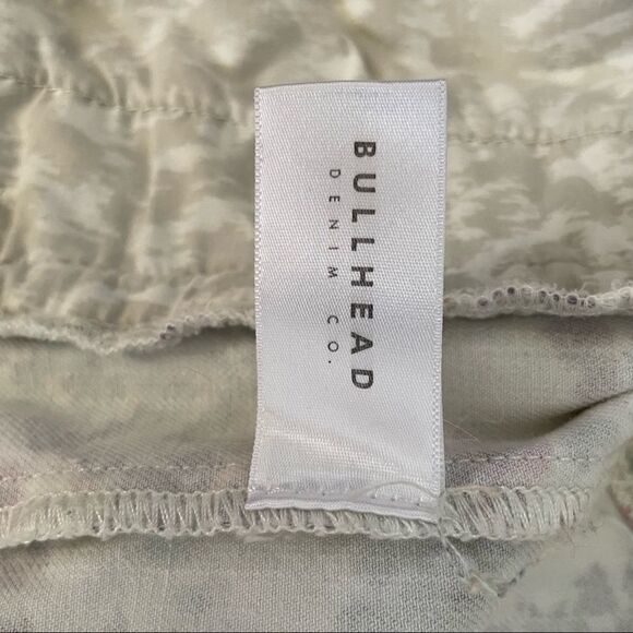 Bullhead ~ White Floral Denim Vest ~ Slim Fit ~ size Small - Picture 6 of 11